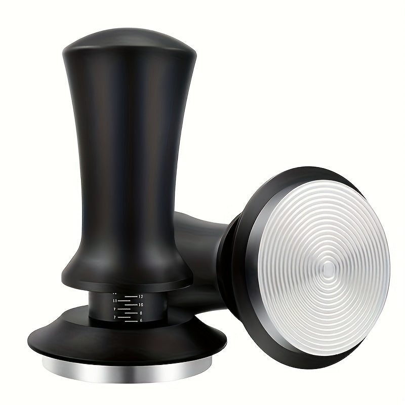 Stainless Steel Espresso Tamper 51mm with Calibrated Spring for Home Baristas