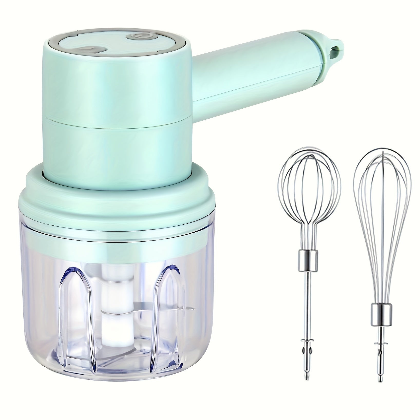 Multifunctional Electric Garlic Masher and Egg Beater Set Rechargeable