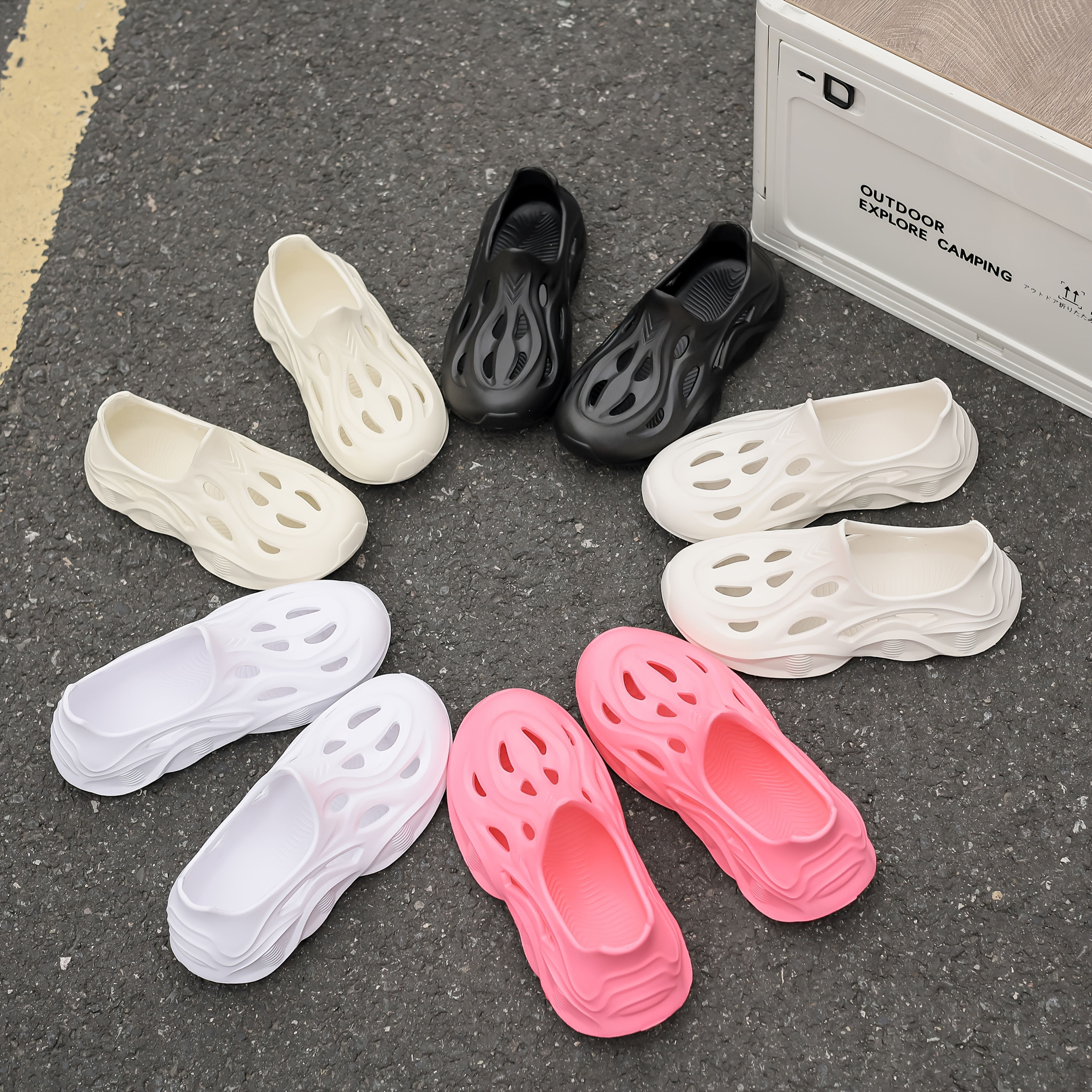 Unisex EVA Slides Thick Sole Breathable Beach Summer Slippers