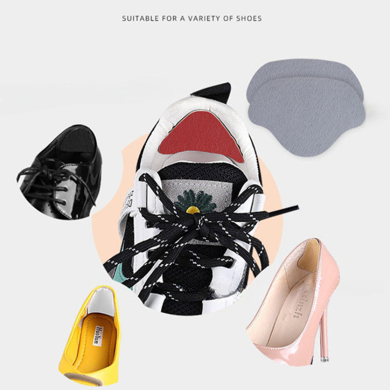 6pcs Large Microfiber Shoe Heel Repair Patches Self-Adhesive for Torn Shoes