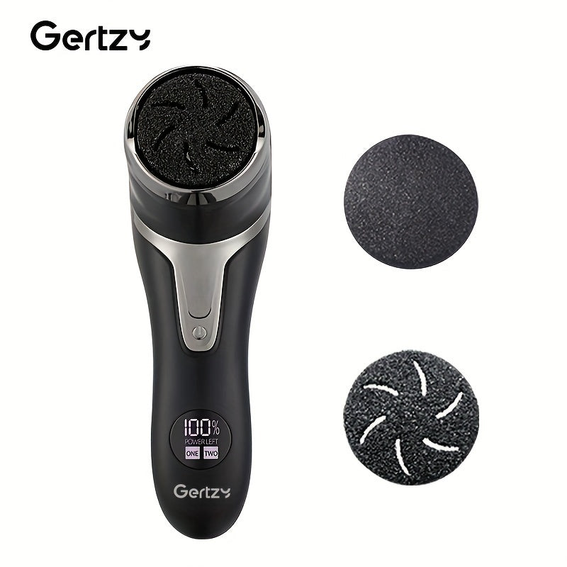 Electric Foot Grinder with Vacuum Cleaner LCD Display 2-Speed Dead Skin Remover