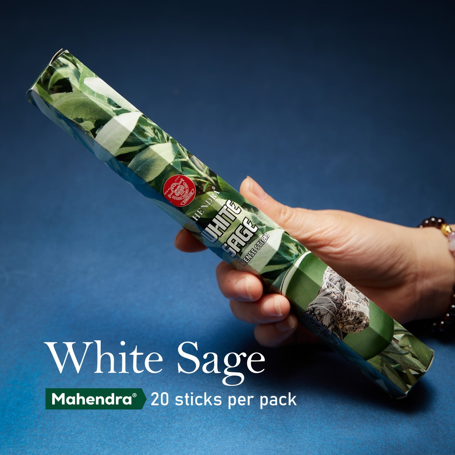 Incense 20-Pack Spice Scented Variety Set for Yoga Meditation Home Fragrance Sandal White Sage Musk Rose Citronella Patchouli Lavender