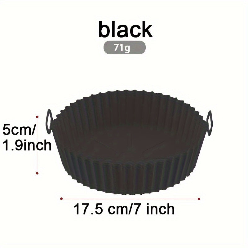 Silicone Air Fryer Pot Reusable Non-Stick Replacement Basket Accessory