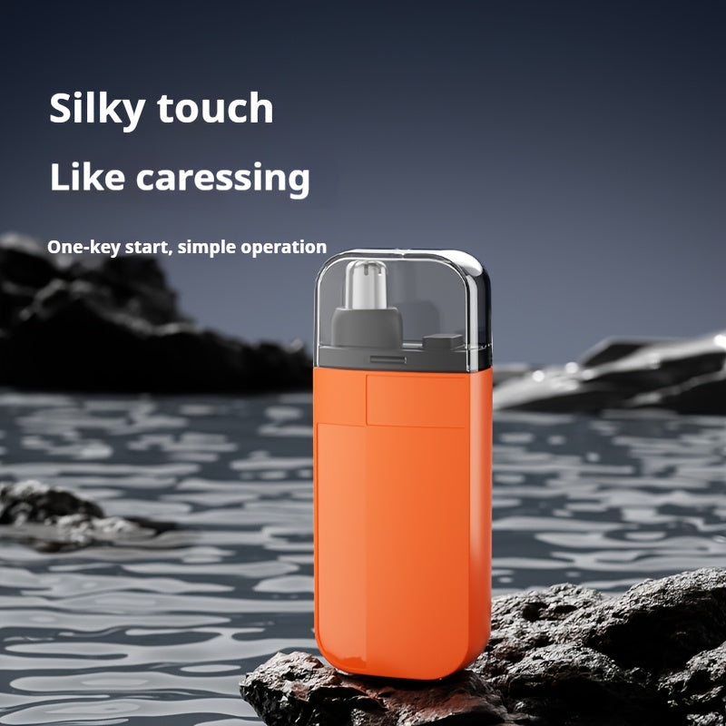 Rechargeable Nose Ear Hair Trimmer Painless Stainless Steel Blade Portable for Men Women