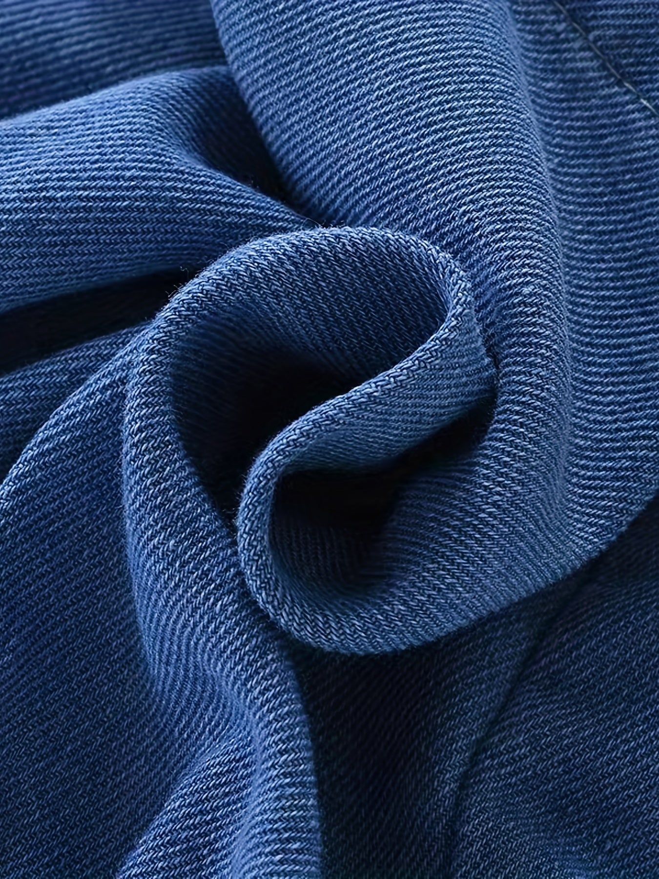 Girls' Denim Pleated Skirt and Ruffled Shorts for Summer with Elastic Waist