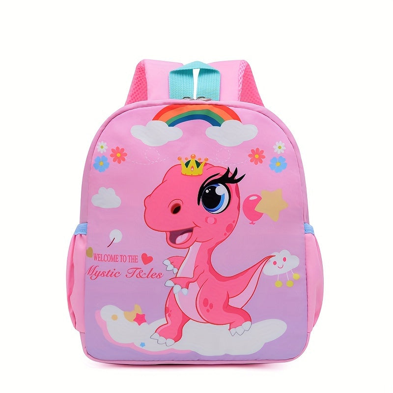 Kids' Nylon Backpack for Boys and Girls Ages 3-14 with Embossed Design and Multiple Zippers