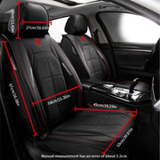 Fundas universales de cuero sintético para asientos de coche para sedán SUV asientos delanteros (paquete de 2)