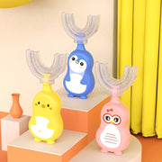 Adult U Shaped Oral Teeth Cleaning Toothbrush Soft Silicone Brush Head