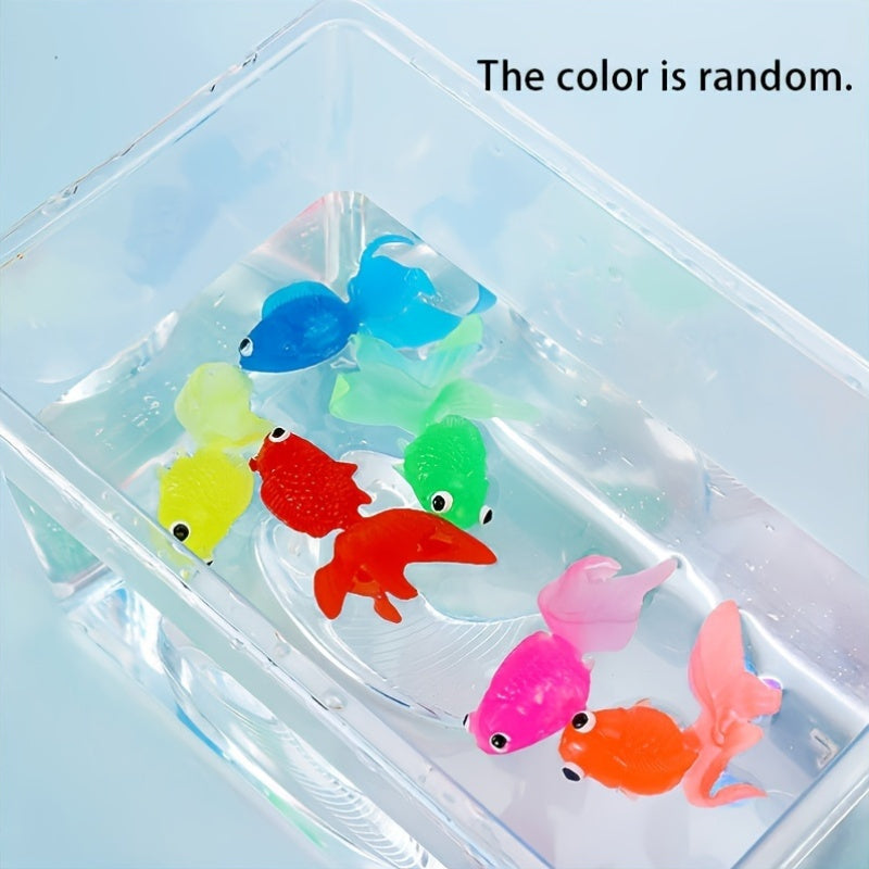 Floating Goldfish Cat Toy with Realistic Swimming Fish Durable Plastic Indoor Outdoor