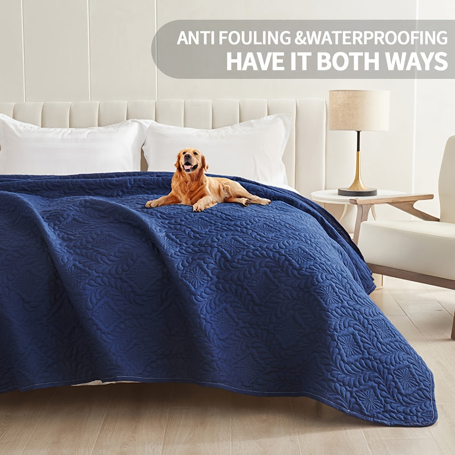 Waterproof Dog Mat for Medium Breeds Travel Picnic Play Durable TPU Material