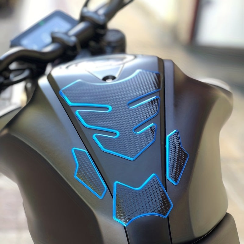 Yorug‘ 3D mototsiklet stikerli decal kauchuk suv o'tkazmaydigan oson qo‘llash off-road velosipedlar