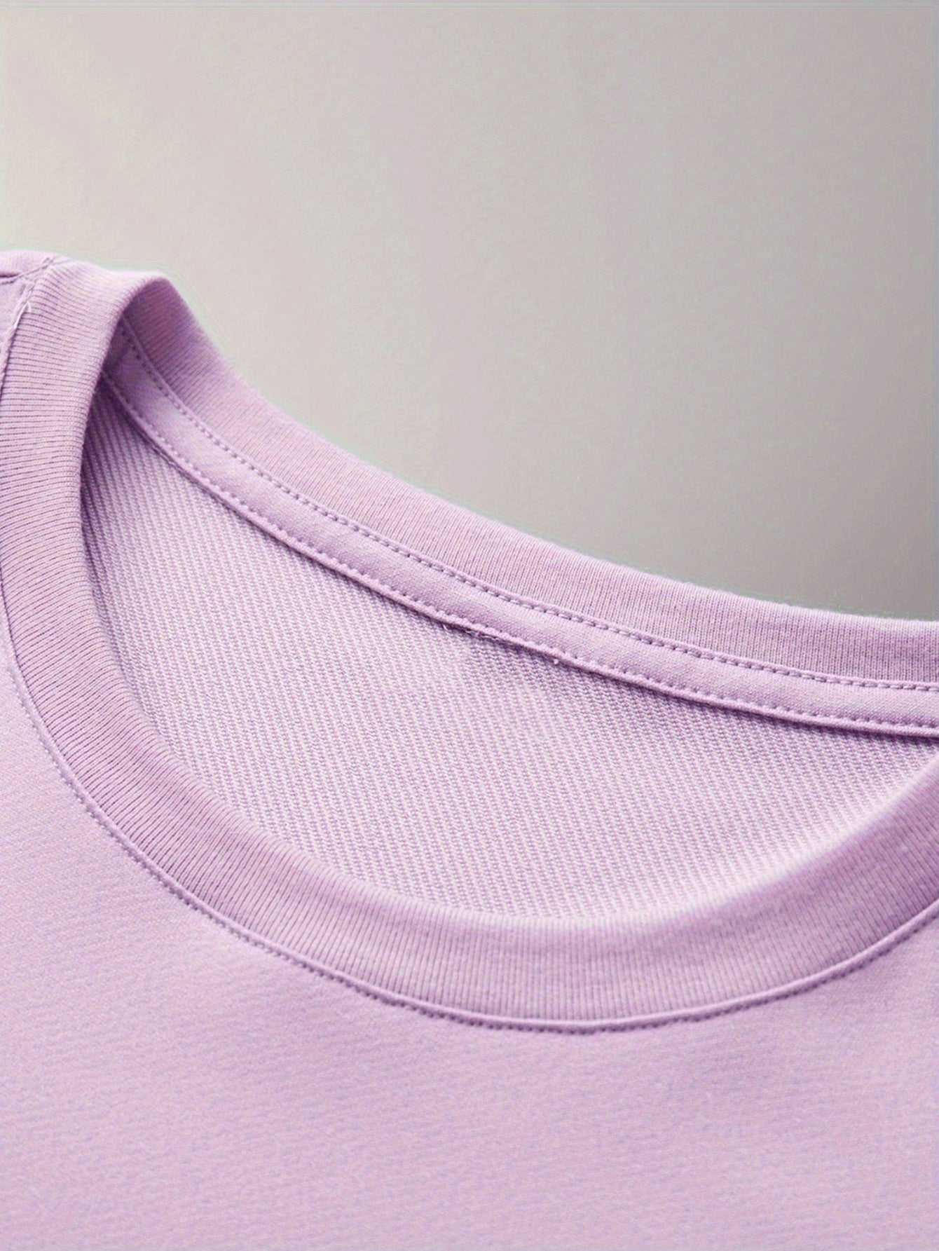 Men's Polyester Crew Neck T-Shirt with Astronaut and Moon Graphic for Summer Casual Fit