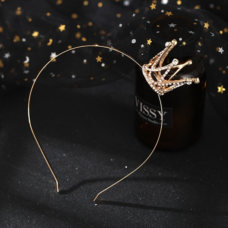 Ayollar uchun vintage kristall taxtalar va tiaralar, to'y, prom, nikoh uchun zamonaviy aksessuarlar