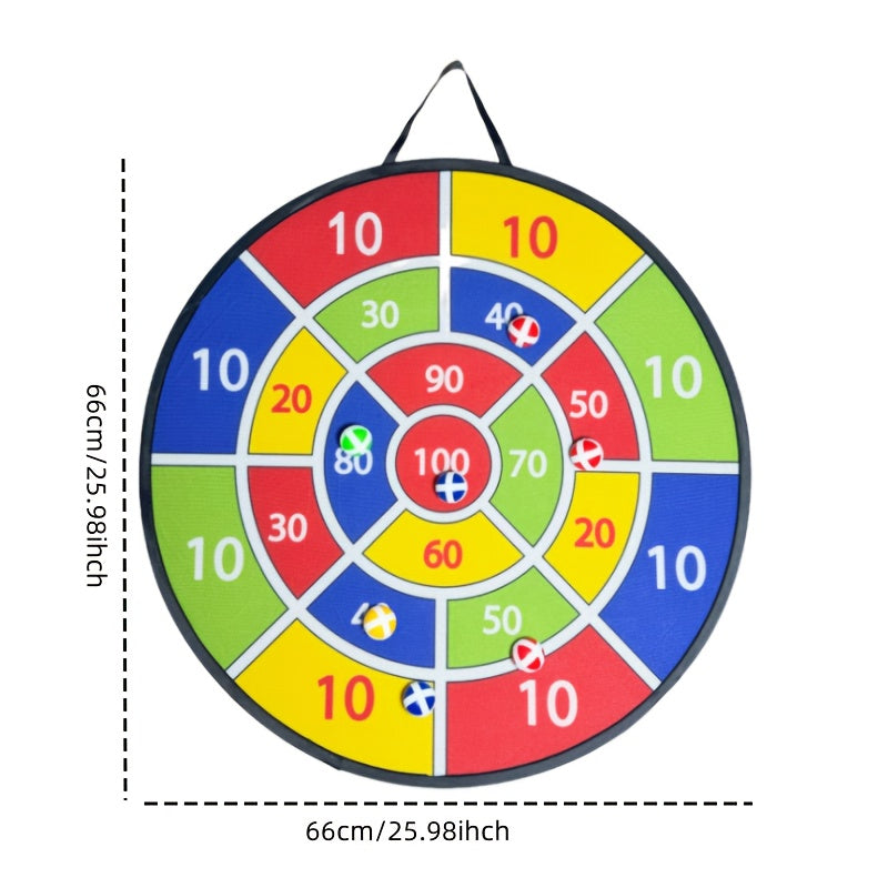 12-Piece Sticky Dart Board Game Set Indoor Outdoor Family Party Toy