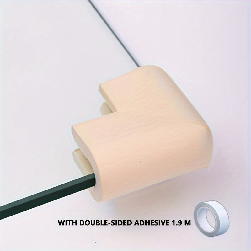 Set of 10 Soft Anti-Bump Glass Table Corner Protectors for Child Safety