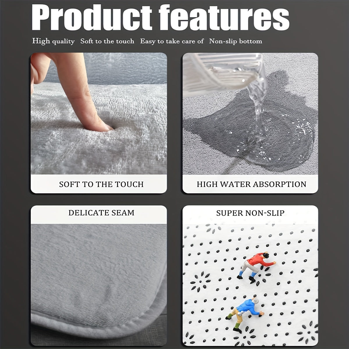 Retro Gaming Controller Rug Non-Slip Door Mat for Game Room Bedroom Entry