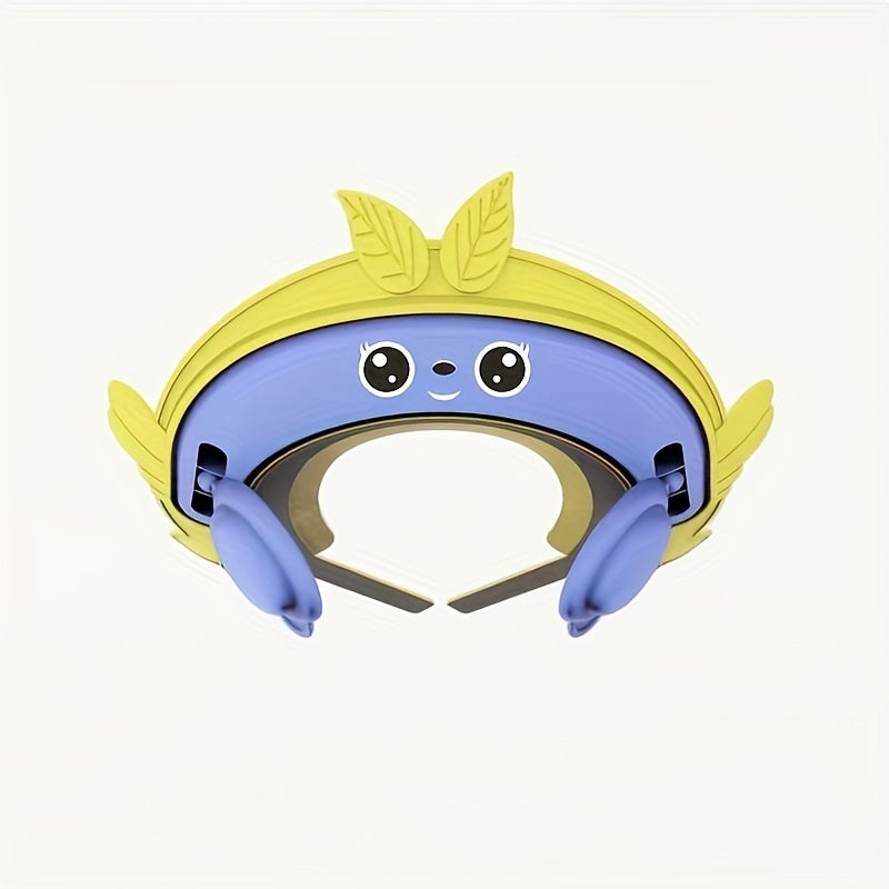 Детский водонепроницаемый шапочка для душа с регулируемыми TPE-накладками на уши для детей