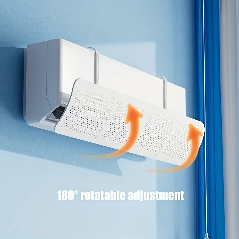 Wall-Mounted Portable Air Conditioner Deflector No Power Required Keeps Home Cool