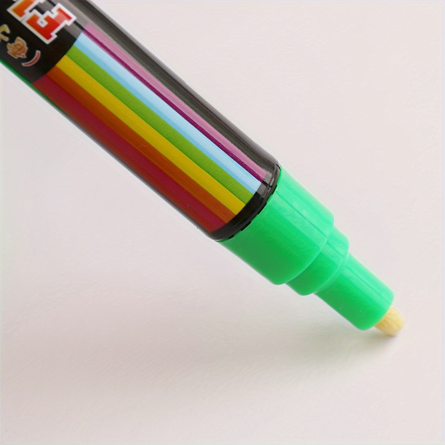 Plastic Queen Bee Push-Through Cage Marker Pen Green for Urban Beekeeping