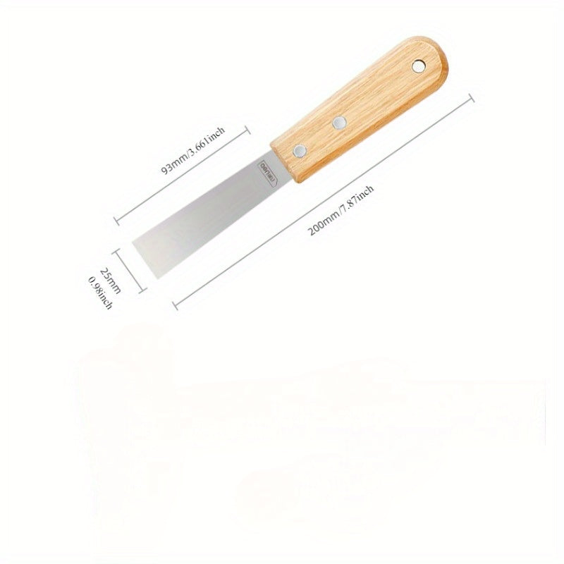 Fireplace Cleaning Tools Set with Wooden Handle Ash Shovel and Scraper in Multiple Sizes