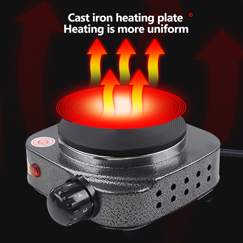 Портативный электрический обогреватель с европейской вилкой, серебристого цвета с цветком, без батареи