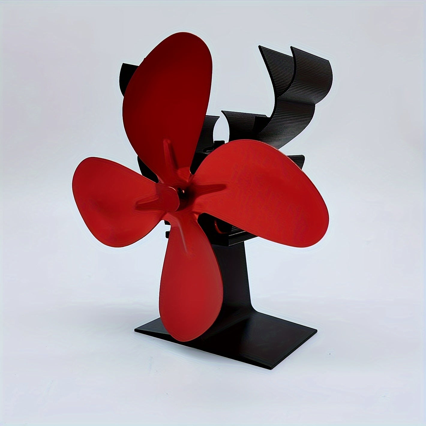 Deer Shaped Fireplace Fan Wood Stove Thermoelectric No Electricity Needed Camping Gift