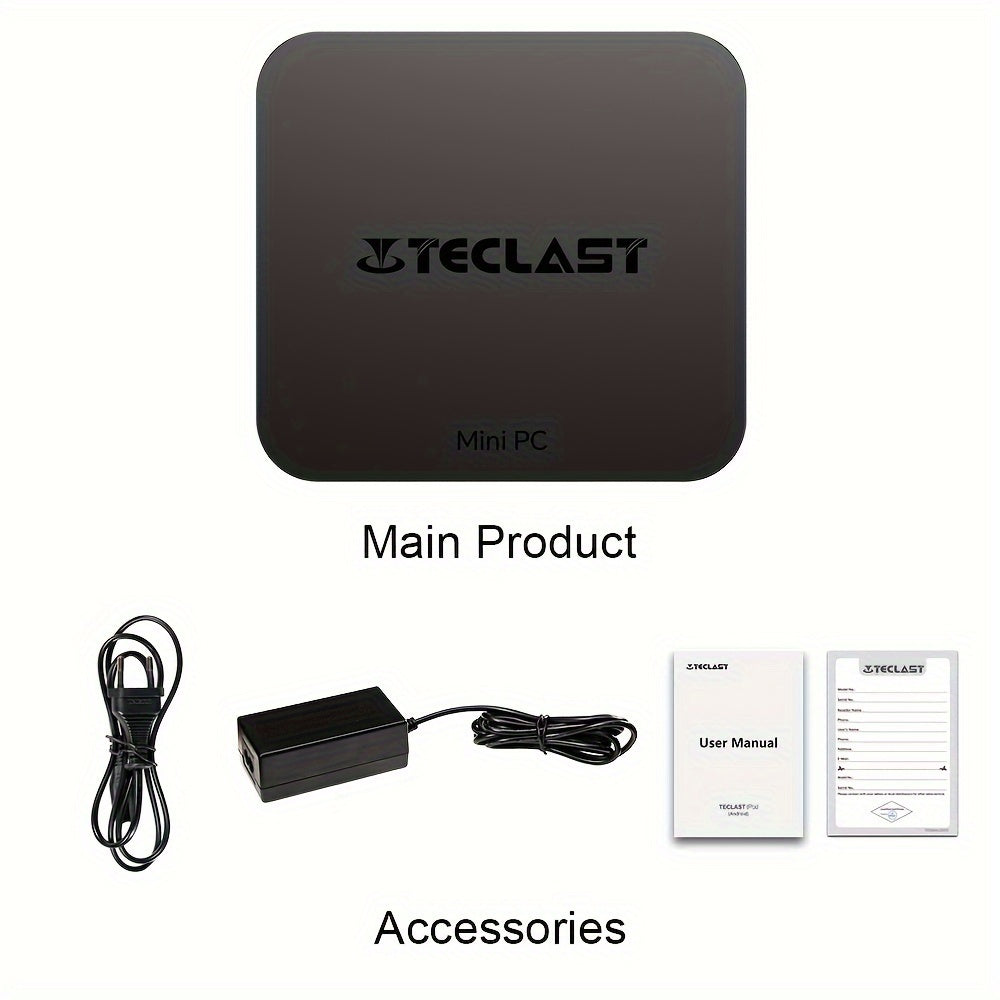 Mini PC Intel N95 16GB DDR4 512GB NVMe SSD Windows 11 4K Support