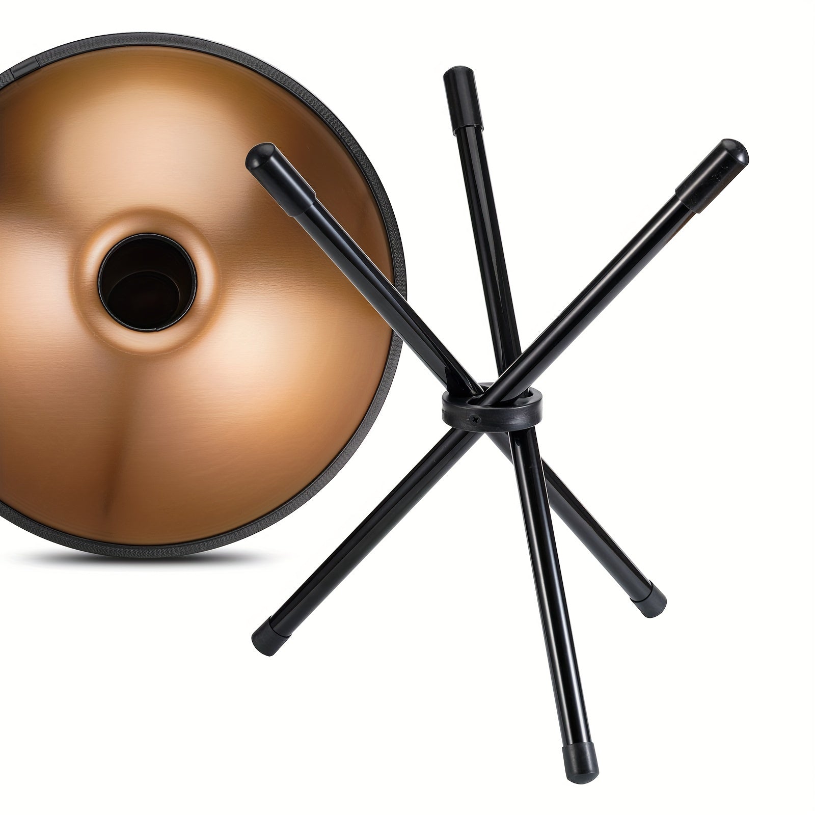 Handpan Drum in D Minor Carbon Steel 22 Inch with Carrying Bag Mallets and Wiping Cloth for Meditation Yoga and Performance