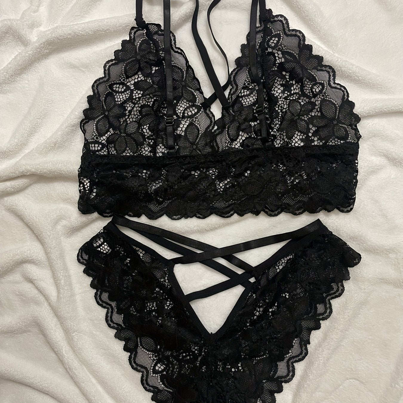 Сексуальный комплект бюстгальтера из кружева, без подкладки и косточек, тонкий и удобный.