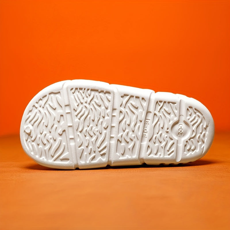 Zapatillas ligeras beige de EVA para niños, para niños y niñas, para todas las estaciones, antideslizantes, para interiores y exteriores