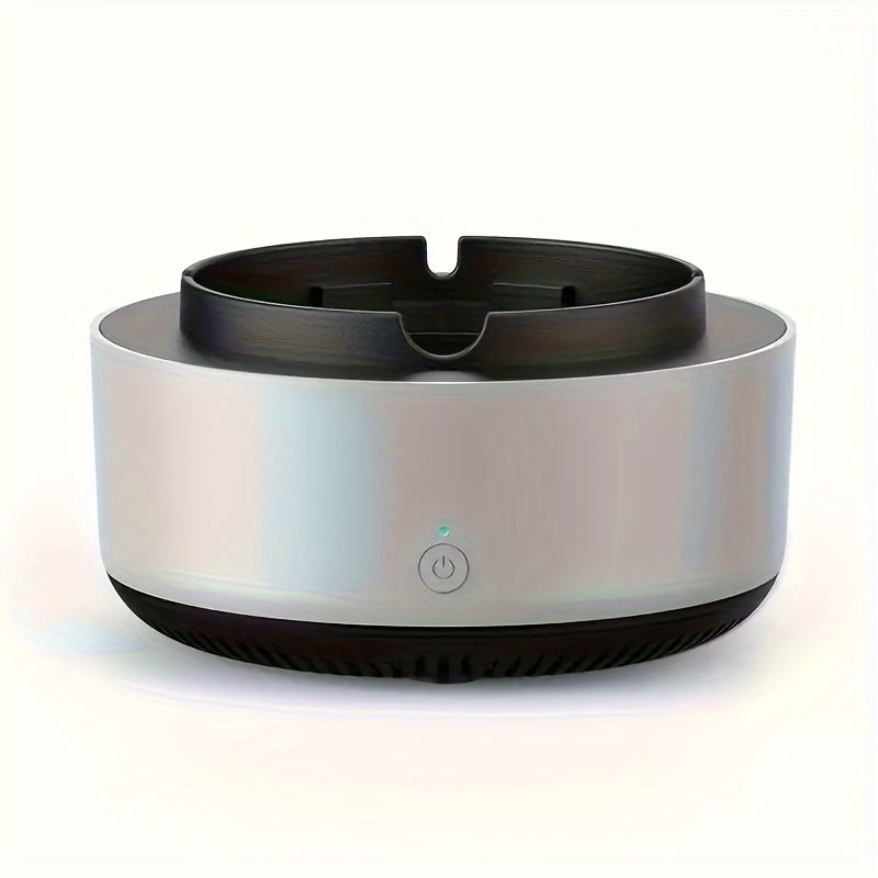 Round Battery-Operated Air Purifier for Smoke and Odor Removal