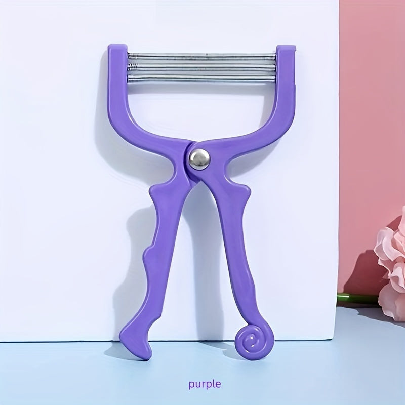 Women's Facial Hair Remover Spring Epilator 1/2 Piece Waterproof Manual Tool