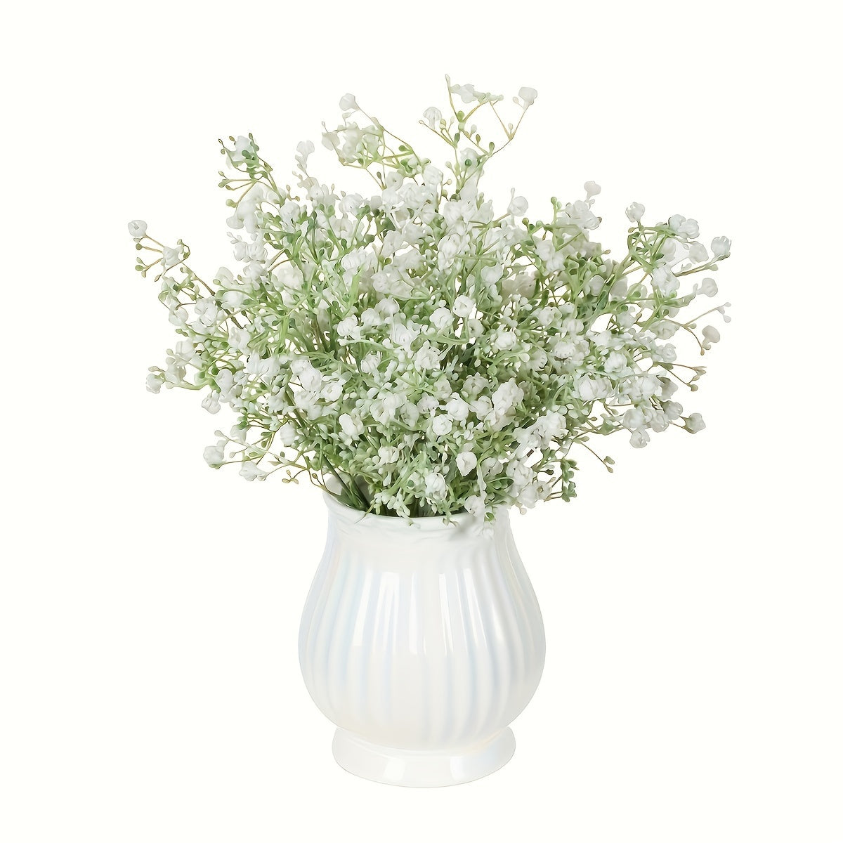 Artificial Faux Gypsophila Flowers for Wedding and Engagement Decor Tabletop Arrangement
