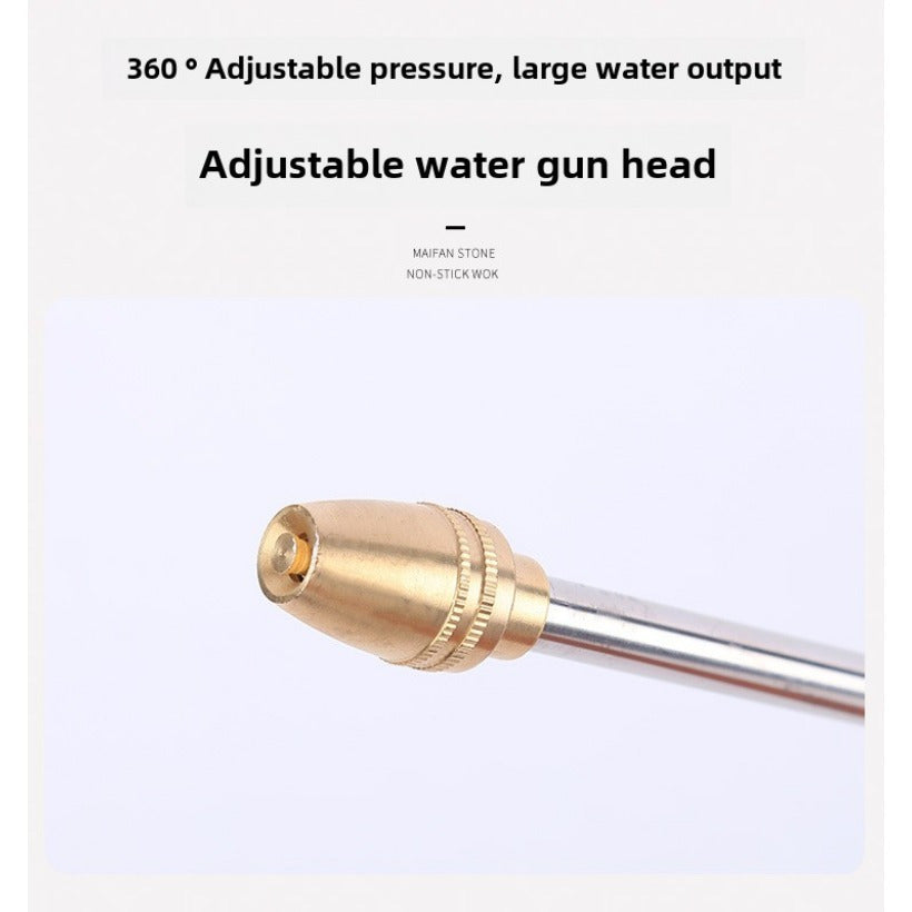 Медная водяная пушка из нержавеющей стали высокого давления с удлинённой трубкой и пенным распылителем для мойки автомобиля и полива сада