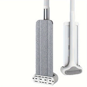 Uzoq tutqichli mop, aylanuvchi bosh va yuvishsiz dizayn bilan, yashash xonasi, yotoqxona, hammom, oshxona va boshqa joylardagi yog'och, plitka va marmar pollarni tozalash uchun mukammal. Barcha pollarni tozalash ehtiyojlaringiz uchun ideal.