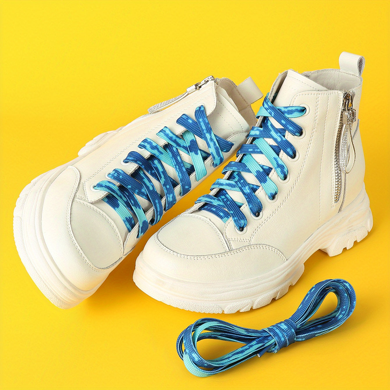 Unisex Canvas Shoe Laces Pack Cool Pattern for Sneakers Skate Shoes