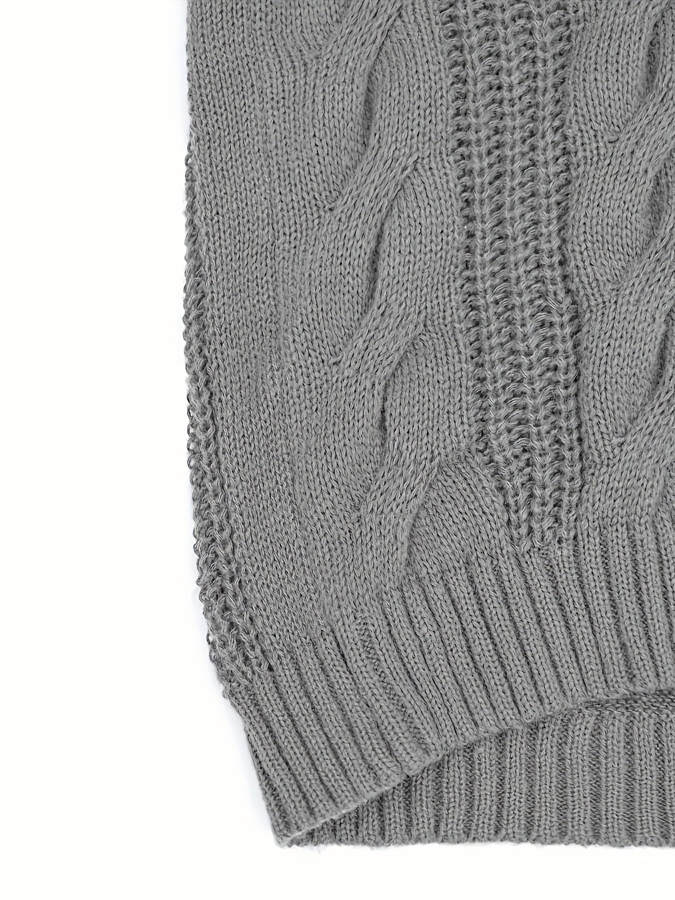 Men's Knit Cardigan Sweater Long Sleeve Solid Color Fall Winter Casual Regular Fit