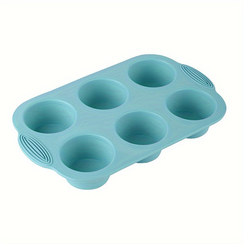 Non-Stick Silicone Muffin Pan 6/12 Cavities Food Grade Cupcake Mold Brownie Baking Pan