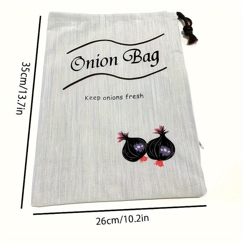 Qayta ishlatiladigan sabzavotlarni saqlash sumkalar, chiziqli yopish uchun, kartoshka va piyoz uchun