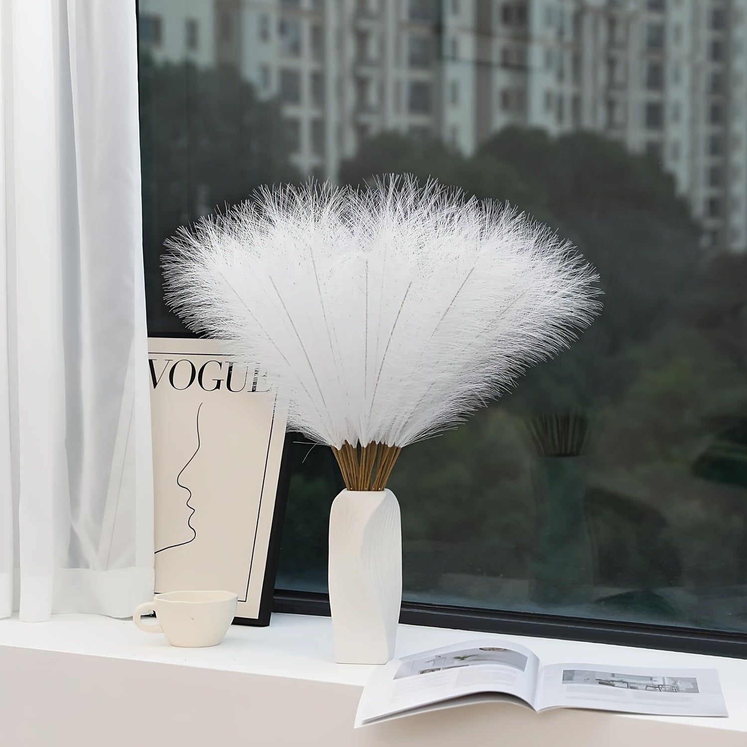 14/27 шт. Искусственные ветки пампасной травы для бохо-декора дома.