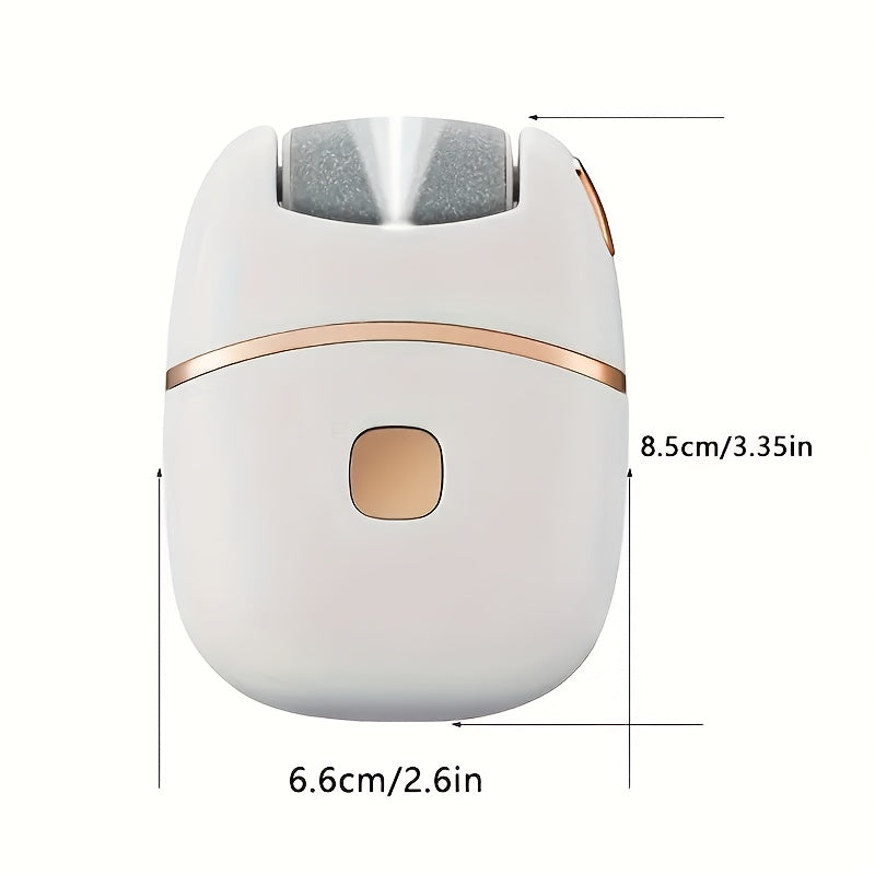 Afilador eléctrico recargable para pies con batería de 500mAh para cuidado de pies con piel seca y agrietada