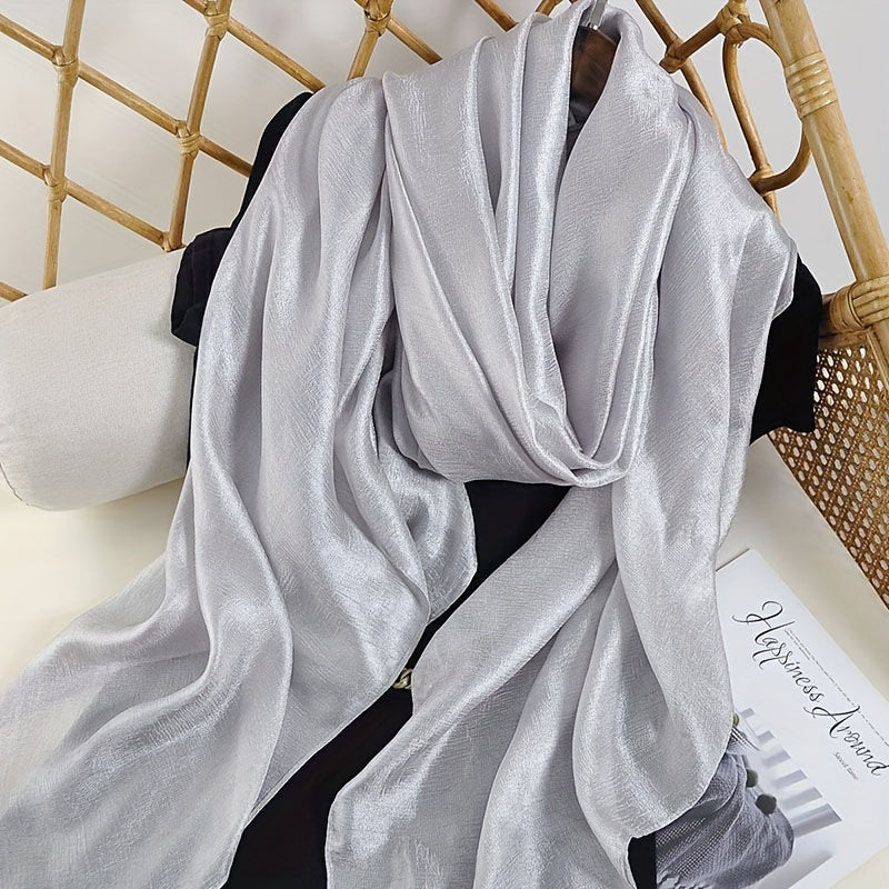 Ayollar uchun engil chiffon sharf, quyoshdan himoya, plyaj sochiq, yozgi aksessuar