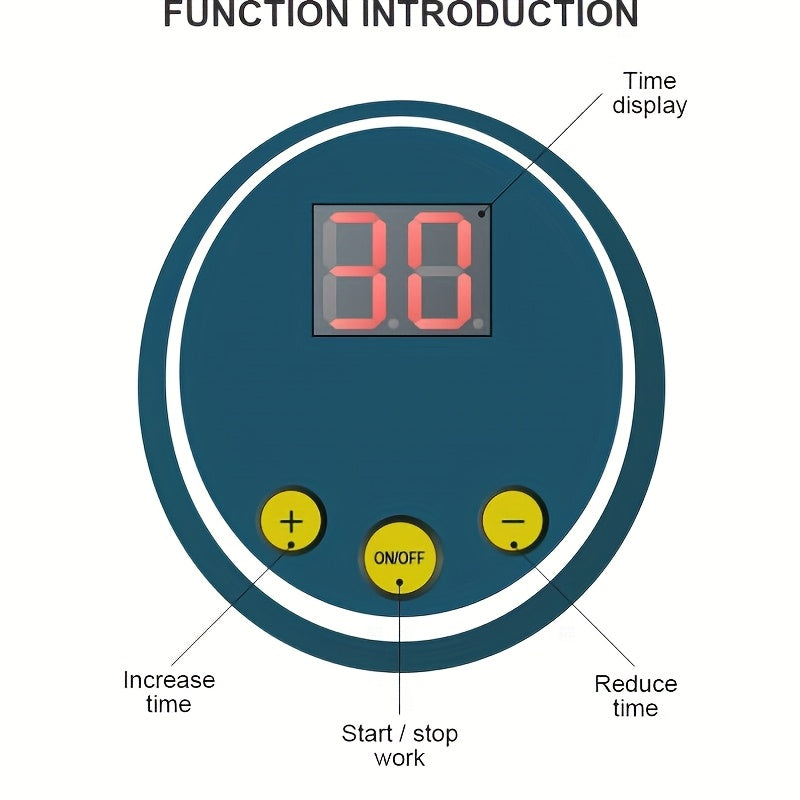 GL-3188 Ko'p funktsiyali meva va sabzavotlarni sterilizator Ozon texnologiyasi bilan - devorga o'rnatiladigan, 220-240V, ABS material, Oq va Ko'k dizayn