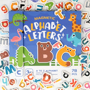 Magnetic Alphabet Puzzle Book for Ages 3-5 Colorful ABC Learning Set Educational Toy