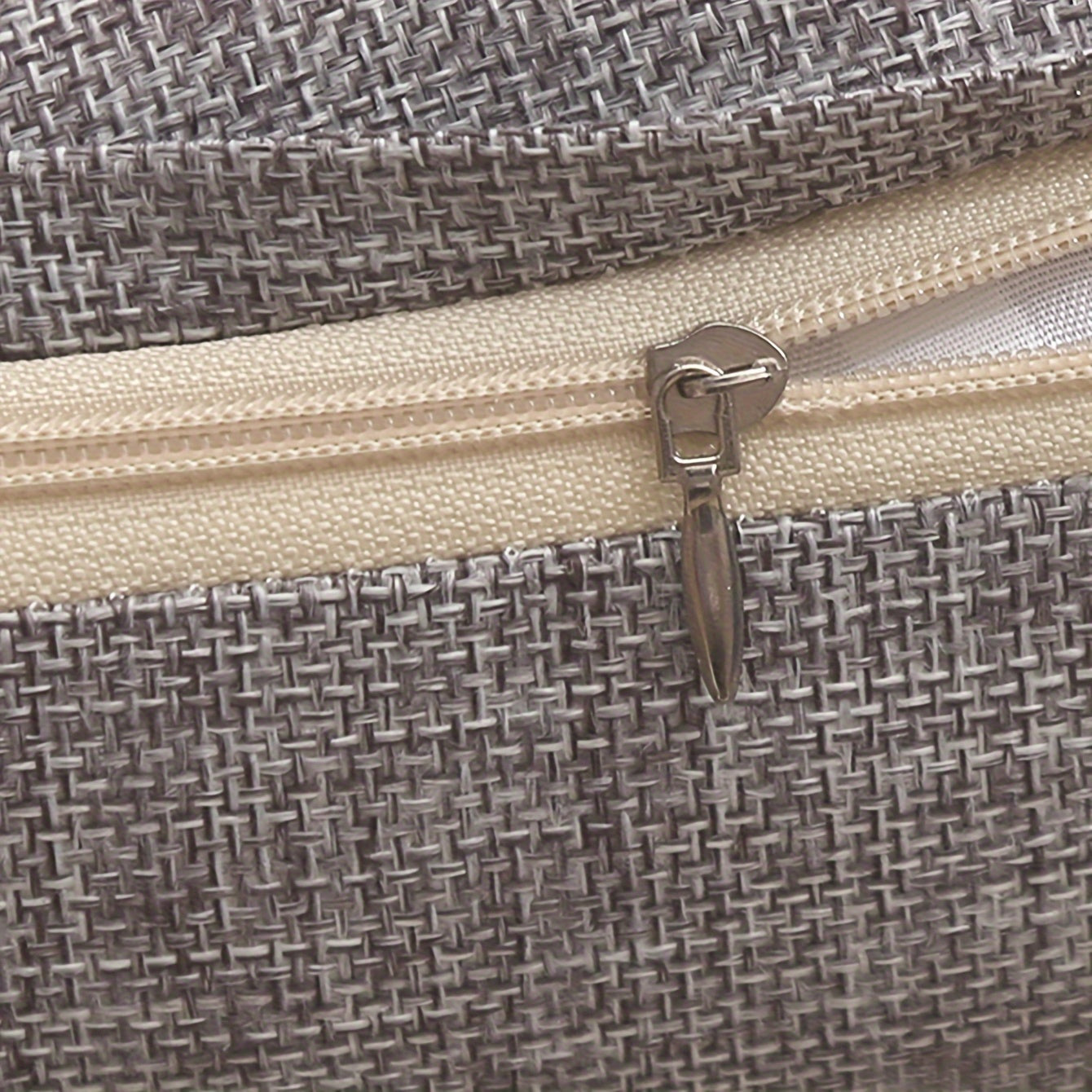 Yangi bir rangli flax yostiq qopqog'i, yostiq yadroisiz.