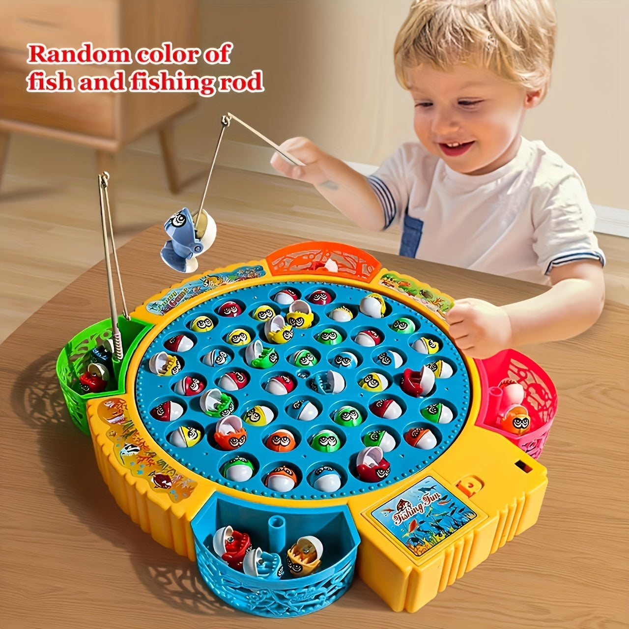 Educational Electric Fishing Toys for Kids 15/24/45 Pieces Suitable for Boys and Girls