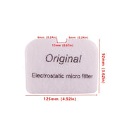 Nilfisk GD5 Ruxsatnomali Modellar uchun 4 ta to'plam Oq Elektrostatik Mikrofiber Chang Filtrlari - Ruxsatnomali Modellar bilan mos keladi