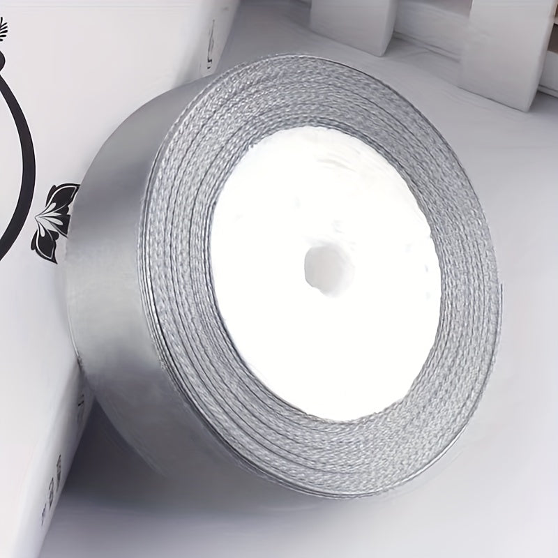 25 Yards Satin Ribbon for Headbands Gift Wrapping Crafts 2.5cm Wide