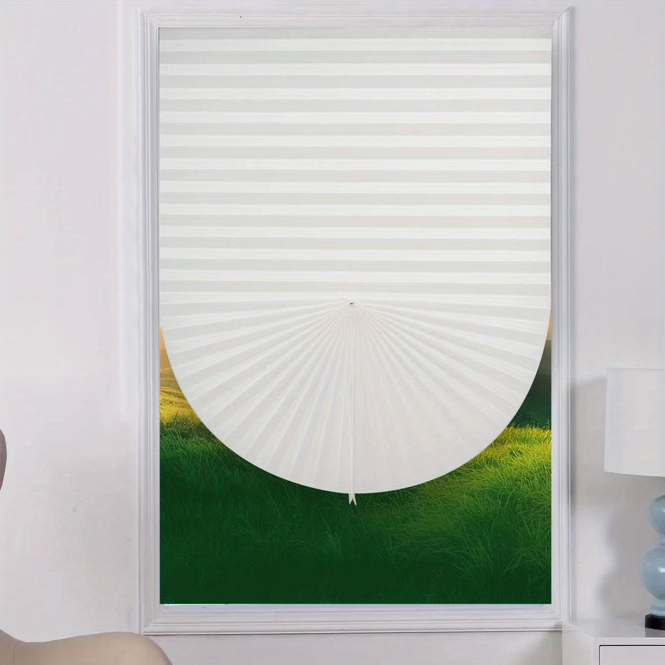 Cortinas plisadas blackout para dormitorio y sala de estar, fácil de subir y bajar, bloqueo de luz, privacidad