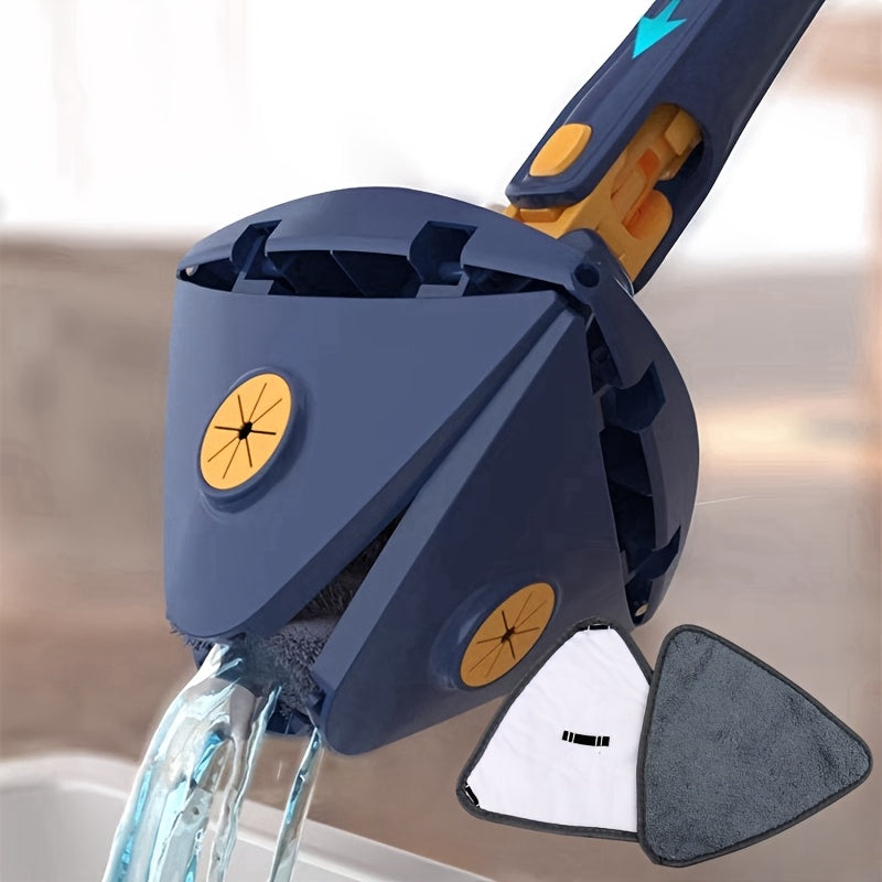 Washable Triangle Mop Pads Set of 3, 5, or 10 Non-Shedding Replacement Heads for Cleaning